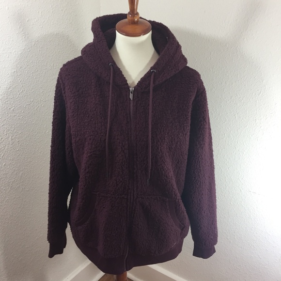 Andrew Marc Jackets & Blazers - Stitchfix Marc NY Fuzzy Plum Purple Hoodie Size 1X